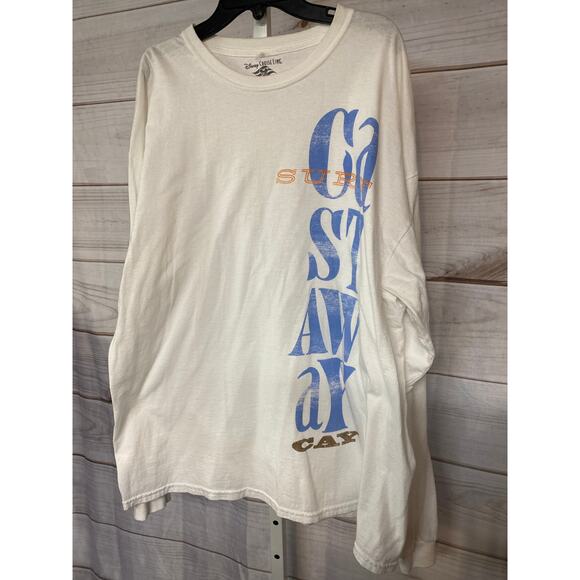 Disney Tops - Disney Adult Size XL Surf Castaway Day Long Sleeve T-Shirt Disney Cruise Line